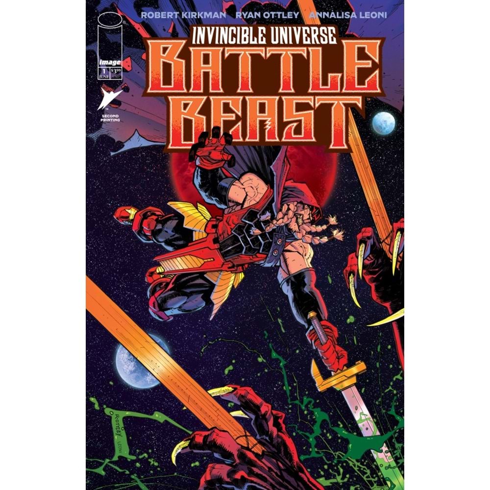 INVINCIBLE UNIVERSE BATTLE BEAST # 1 SECOND PRINTING COVER A RYAN OTTLEY