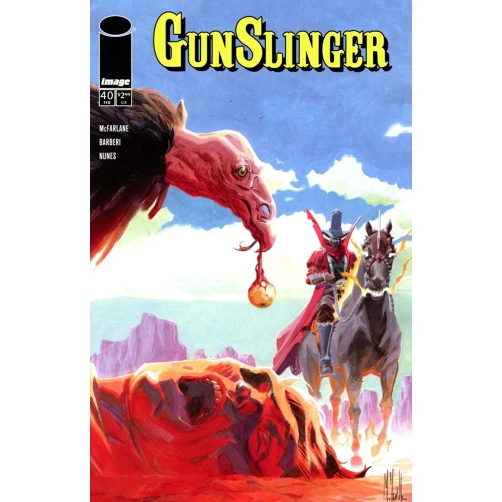 GUNSLINGER SPAWN # 40 COVER A MARCO FAILLA