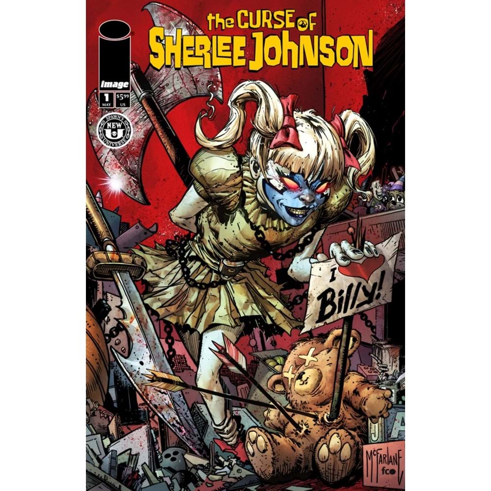 SPAWN THE CURSE OF SHERLEE JOHNSON #1 COVER B TODD MCFARLANE VARIANT