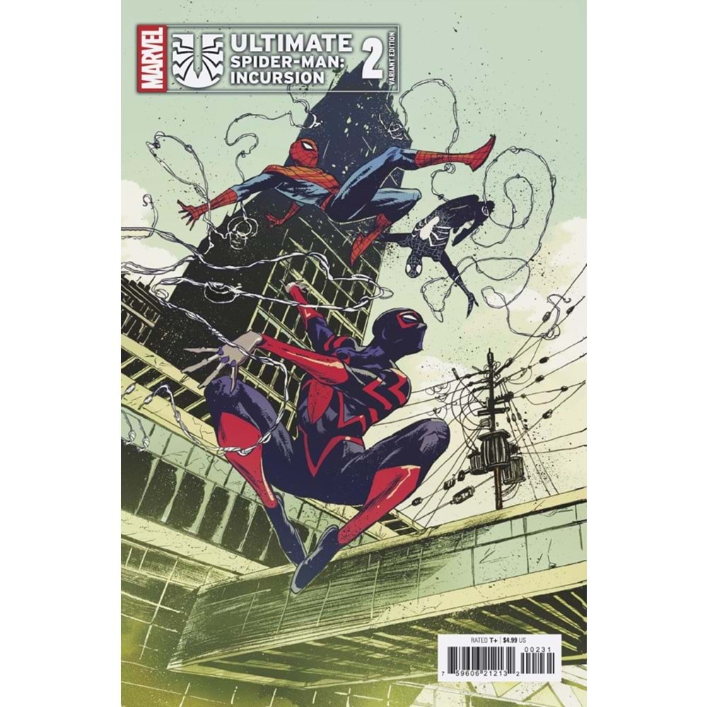 ULTIMATE SPIDER-MAN INCURSION #2 SANFORD GREENE VARIANT