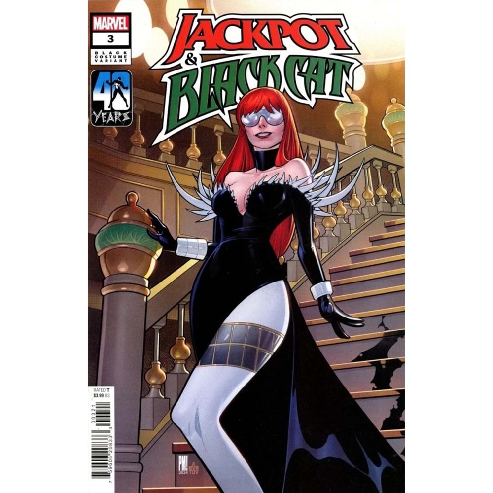 JACKPOT AND BLACK CAT # 3 PACO MEDINA BLACK COSTUME VARIANT