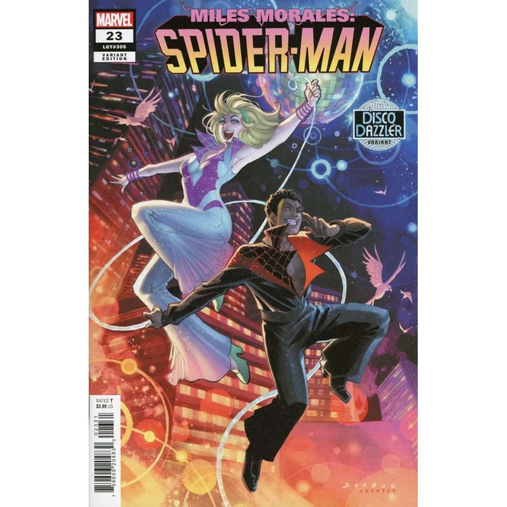 MILES MORALES SPIDER-MAN (2022) # 23 KAREN DARBOE DISCO DAZZLER VARIANT