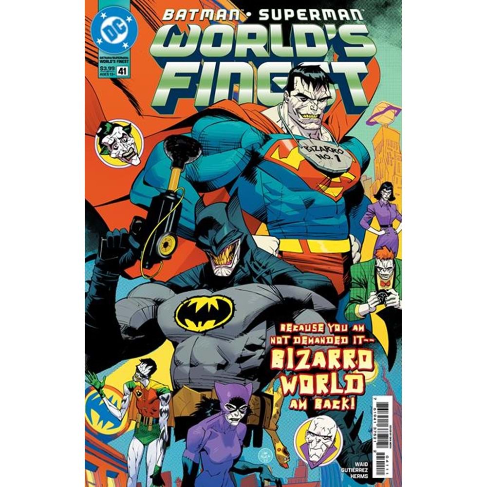 BATMAN SUPERMAN WORLDS FINEST (2022) # 41 COVER A DAN MORA