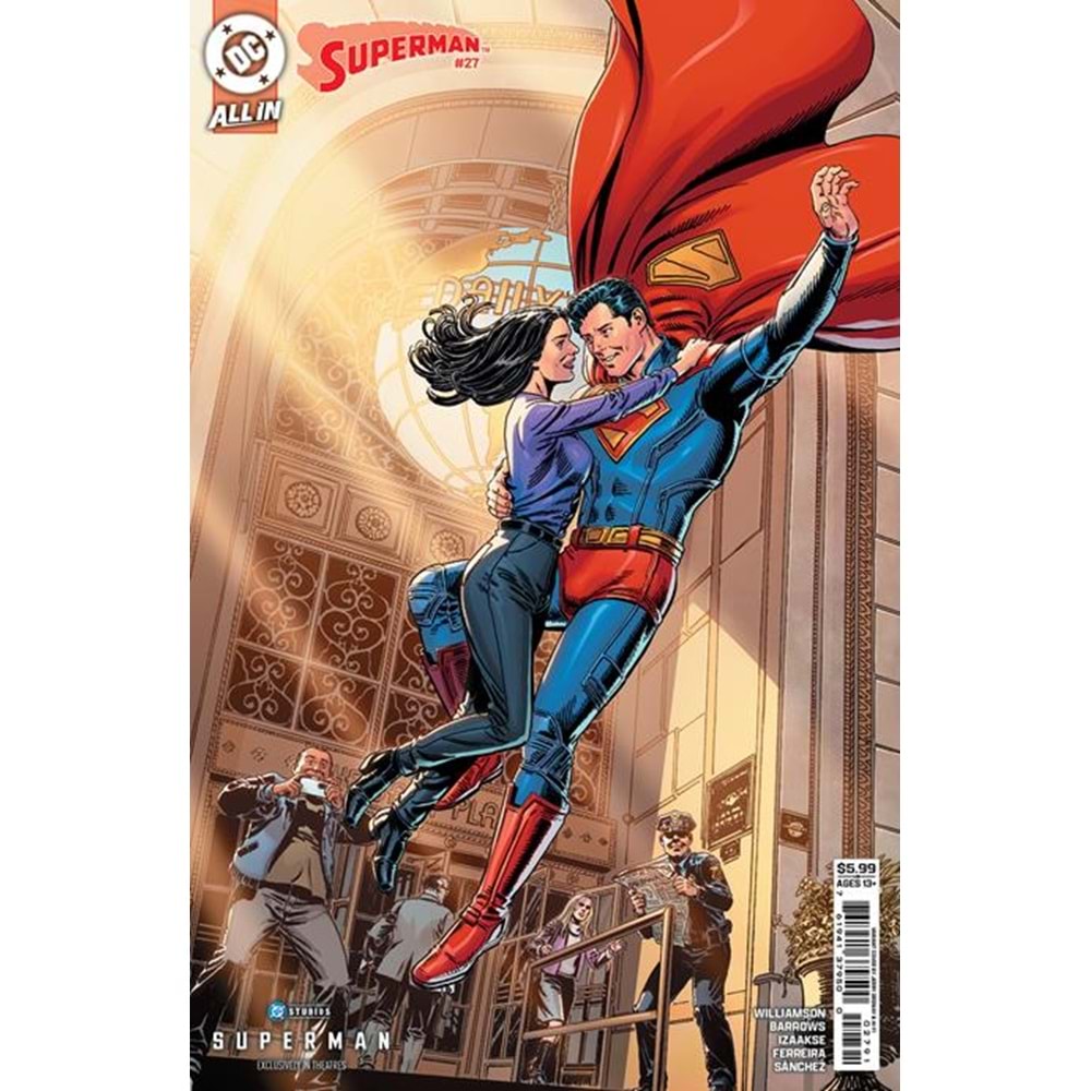 SUPERMAN (2023) # 27 COVER G JERRY ORDWAY SUPERMAN MOVIE CARD STOCK VARIANT