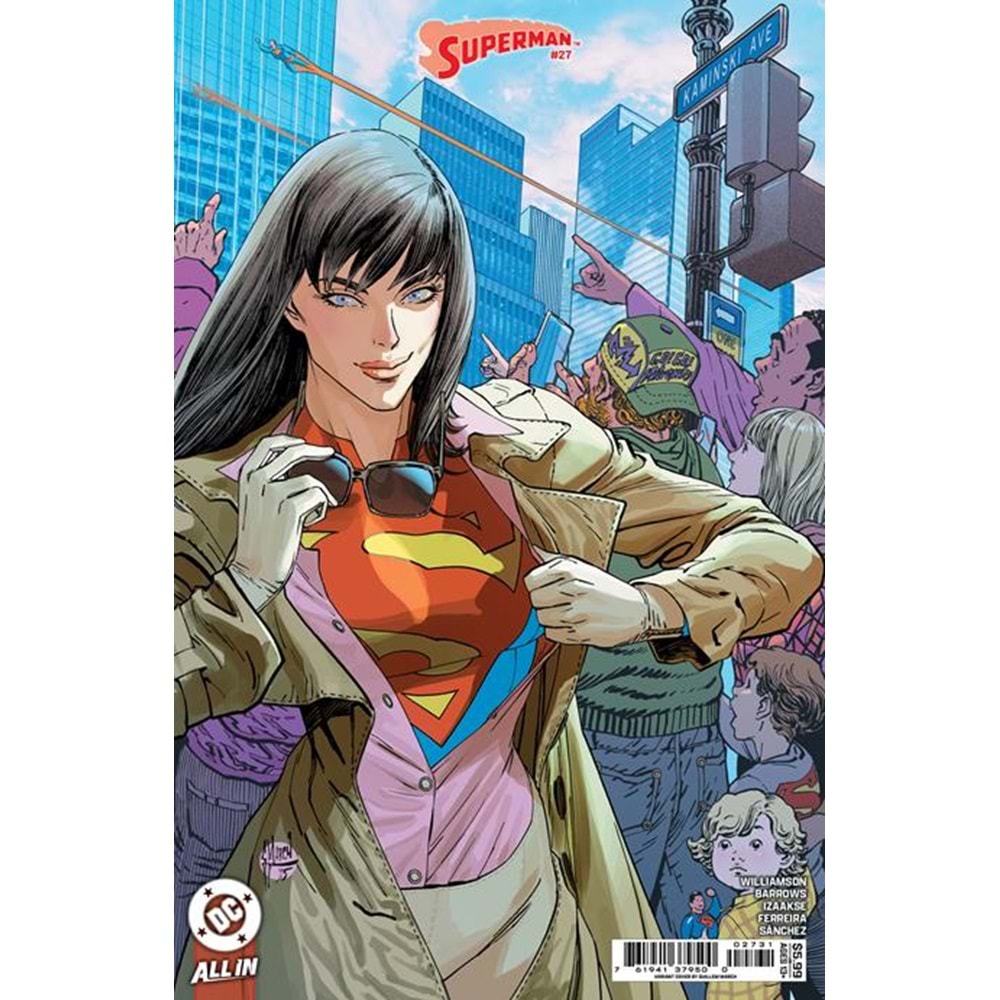 SUPERMAN (2023) # 27 COVER C GUILLEM MARCH CARD STOCK VARIANT