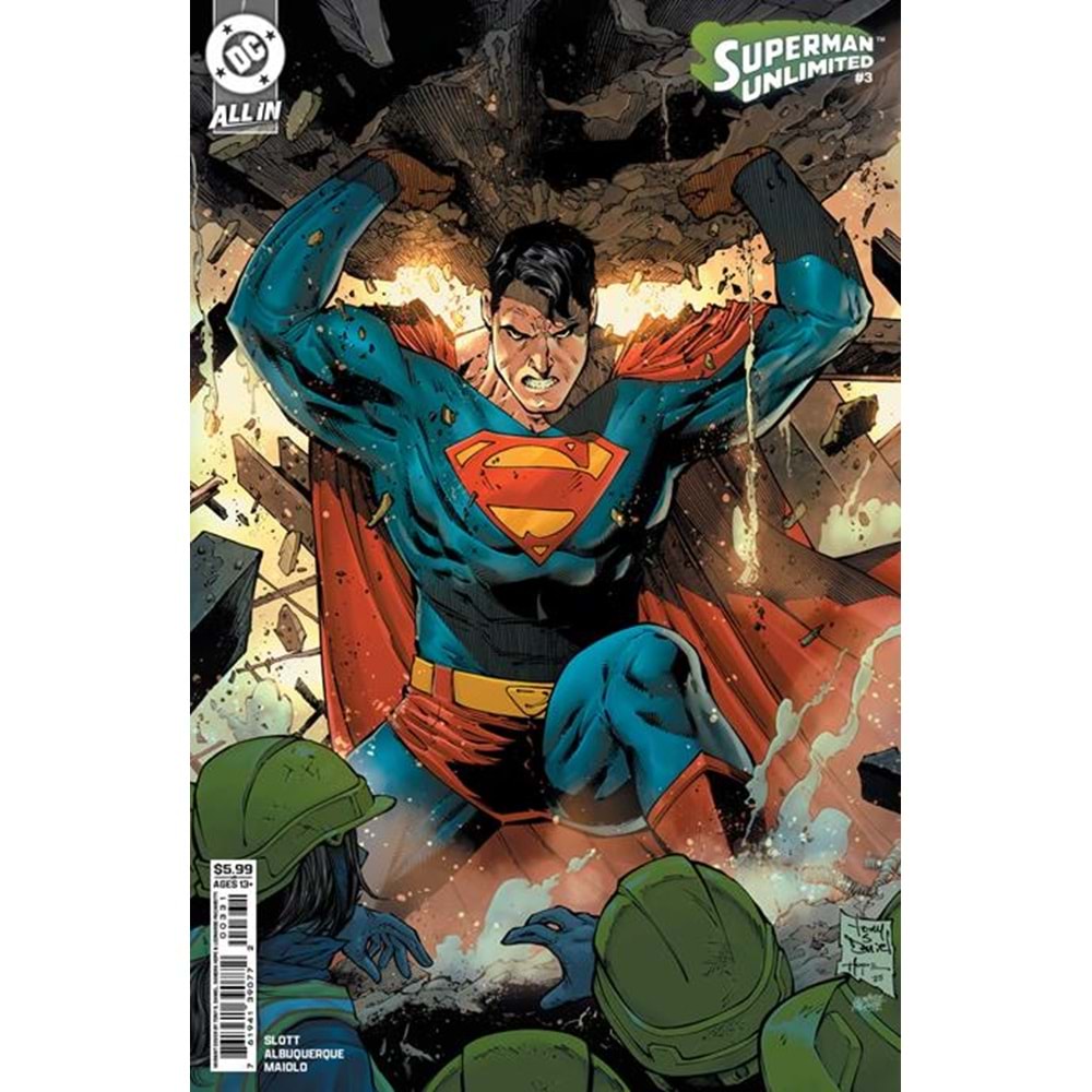 SUPERMAN UNLIMITED #3 COVER C TONY S DANIEL CARD STOCK VARIANT