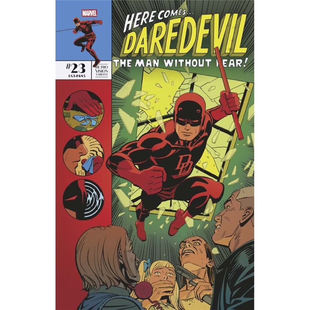 DAREDEVIL (2023) # 23 LEO ROMERO RETRO VISION VARIANT