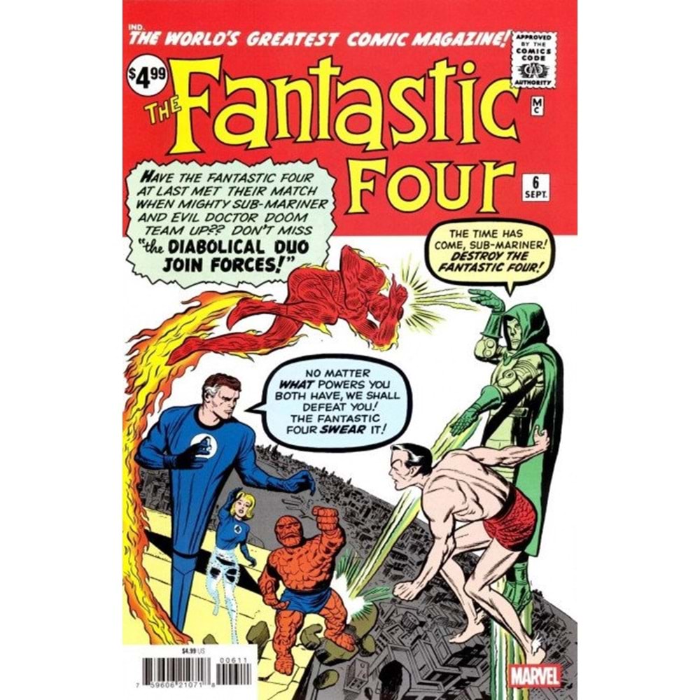 FANTASTIC FOUR # 6 FACSIMILE EDITION