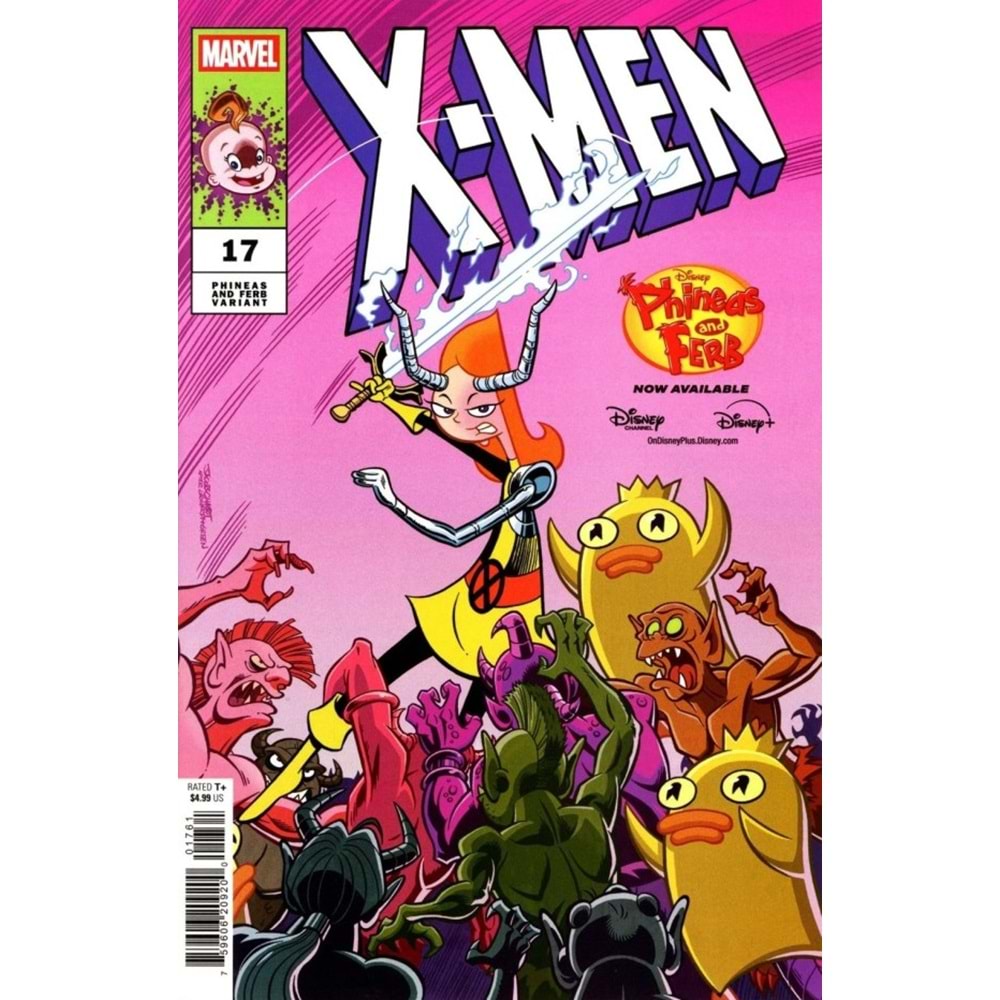 X-MEN (2024) # 17 JACOB CHABOT PHINEAS AND FERB VARIANT