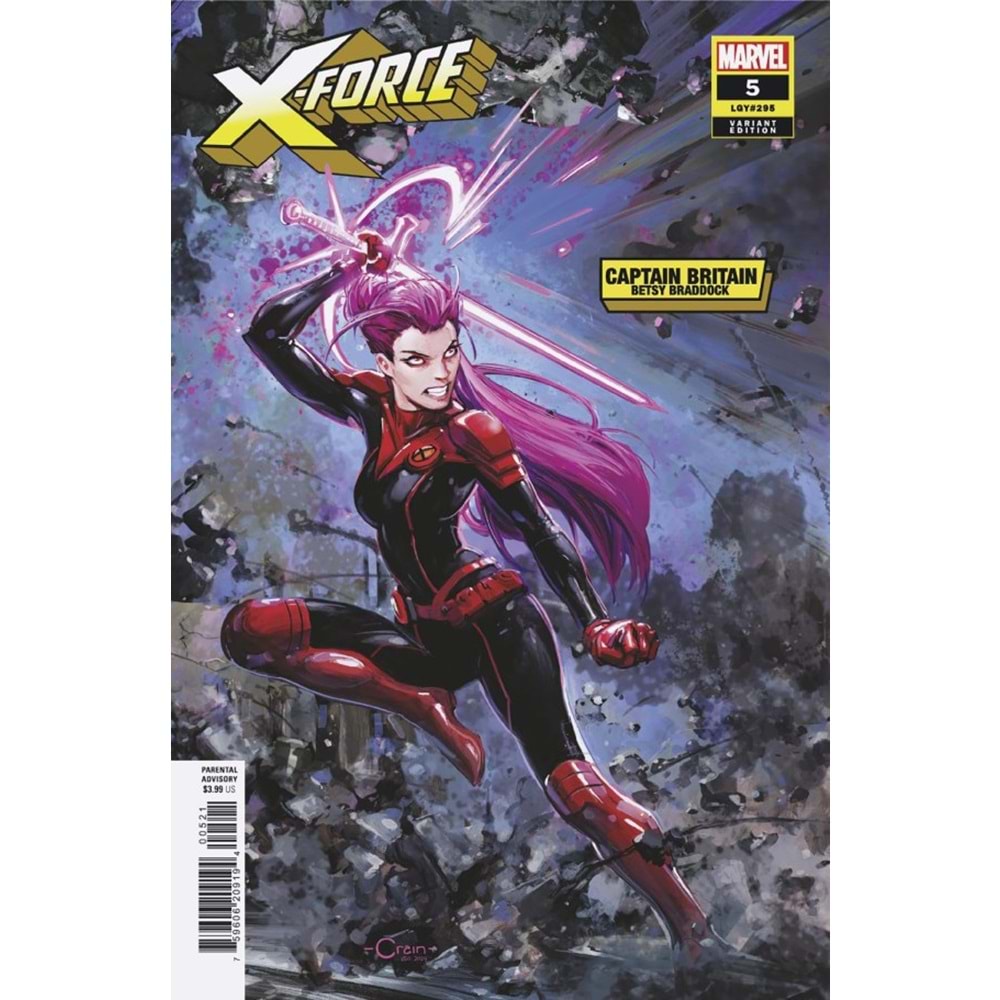X-FORCE (2024) # 5 CLAYTON CRAIN BETSY BRADDOCK VARIANT