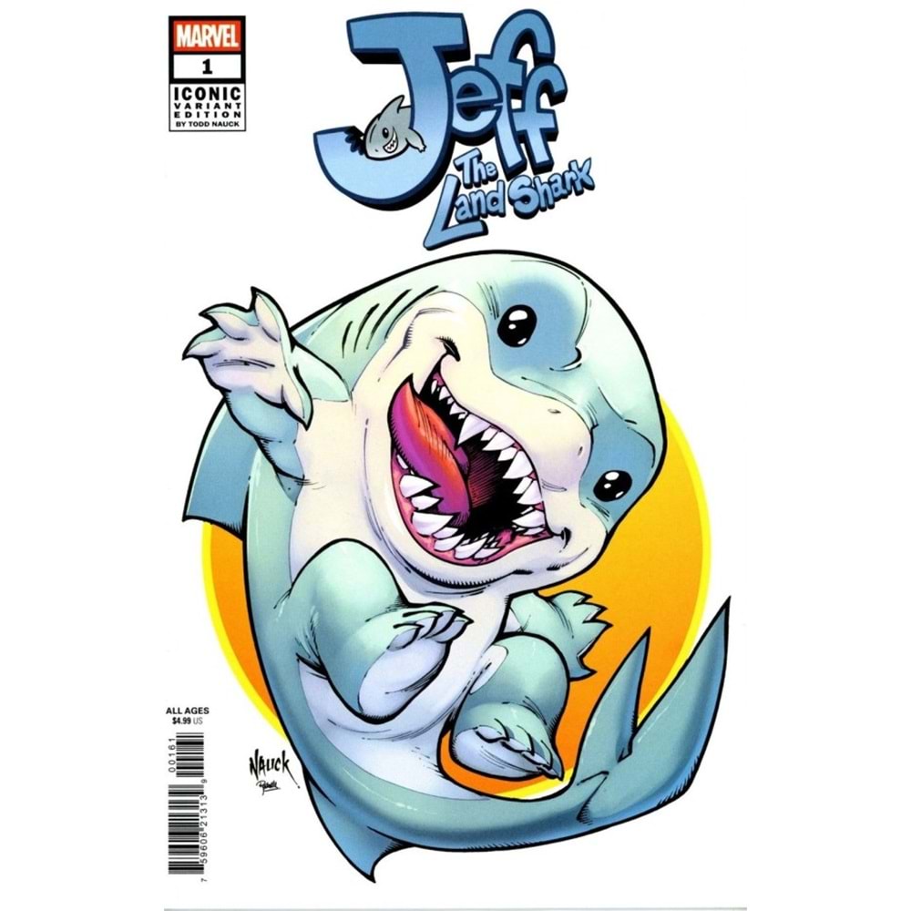 JEFF THE LAND SHARK #1 TODD NAUCK ICONIC VARIANT