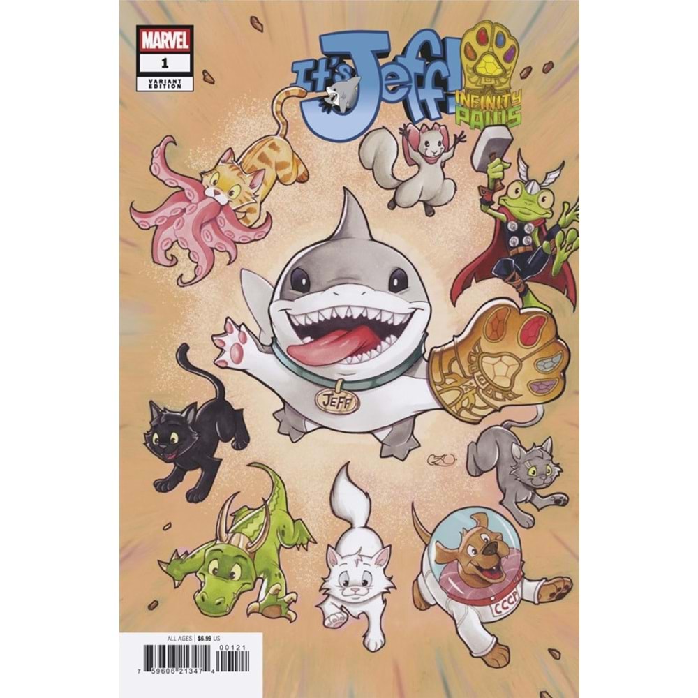 ITS JEFF INFINITY PAWS #1 CHRISSIE ZULLO VARIANT