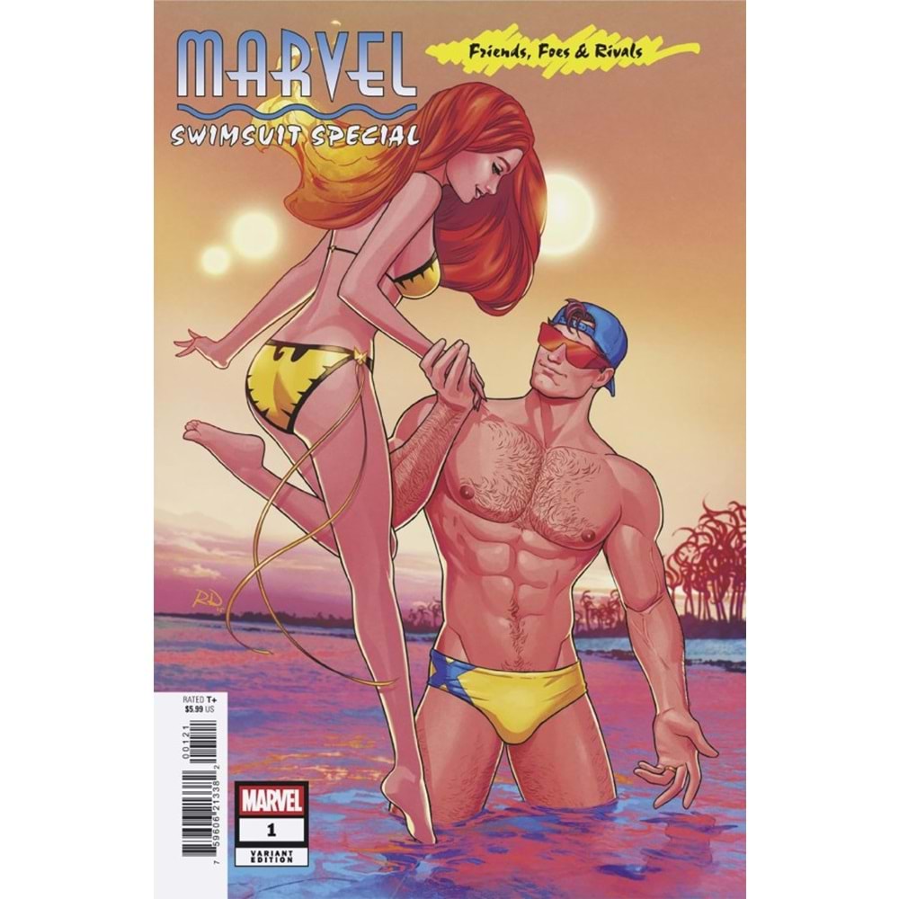 MARVEL SWIMSUIT SPECIAL FRIENDS FOES & RIVALS #1 DAUTERMAN VARIANT