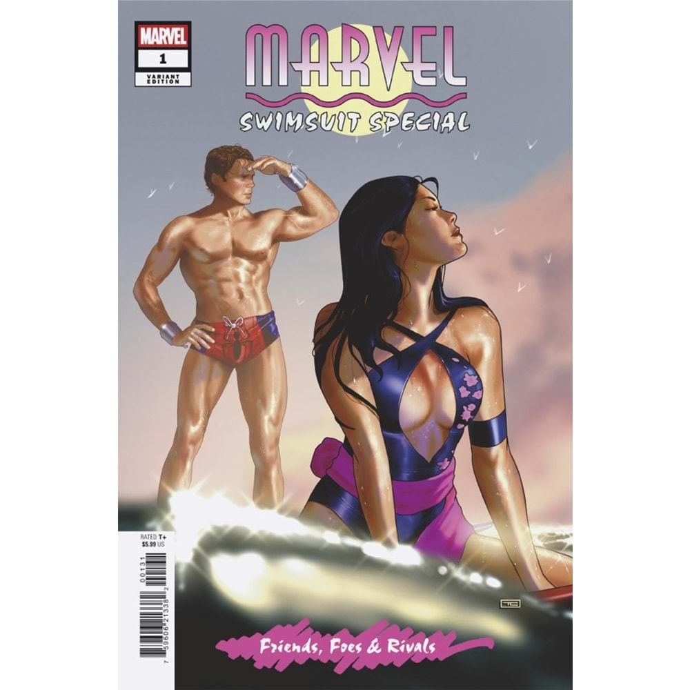 MARVEL SWIMSUIT SPECIAL FRIENDS FOES & RIVALS #1 TAURIN CLARKE VARIANT