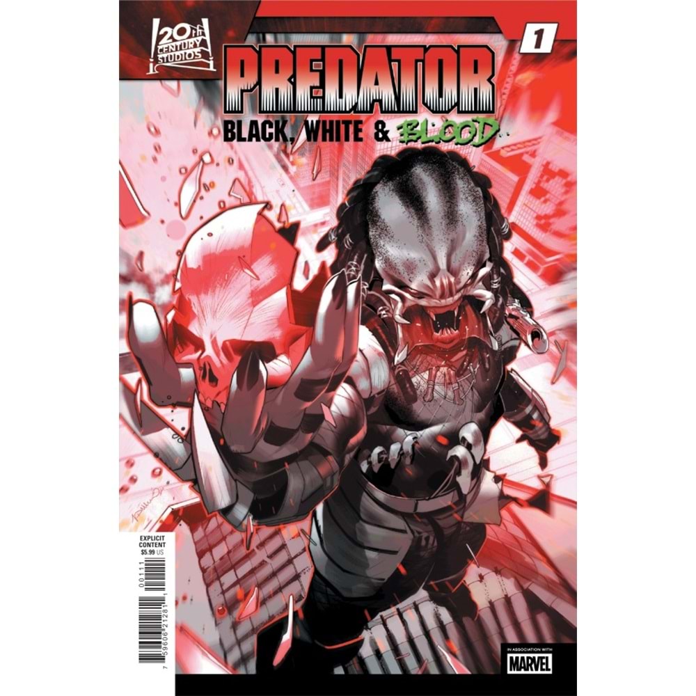PREDATOR BLACK WHITE & BLOOD #1 (OF 4)