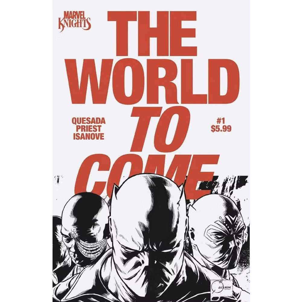 MARVEL KNIGHTS THE WORLD TO COME #1 (OF 6) JOE QUESADA ONE PER STORE SECRET VARIANT