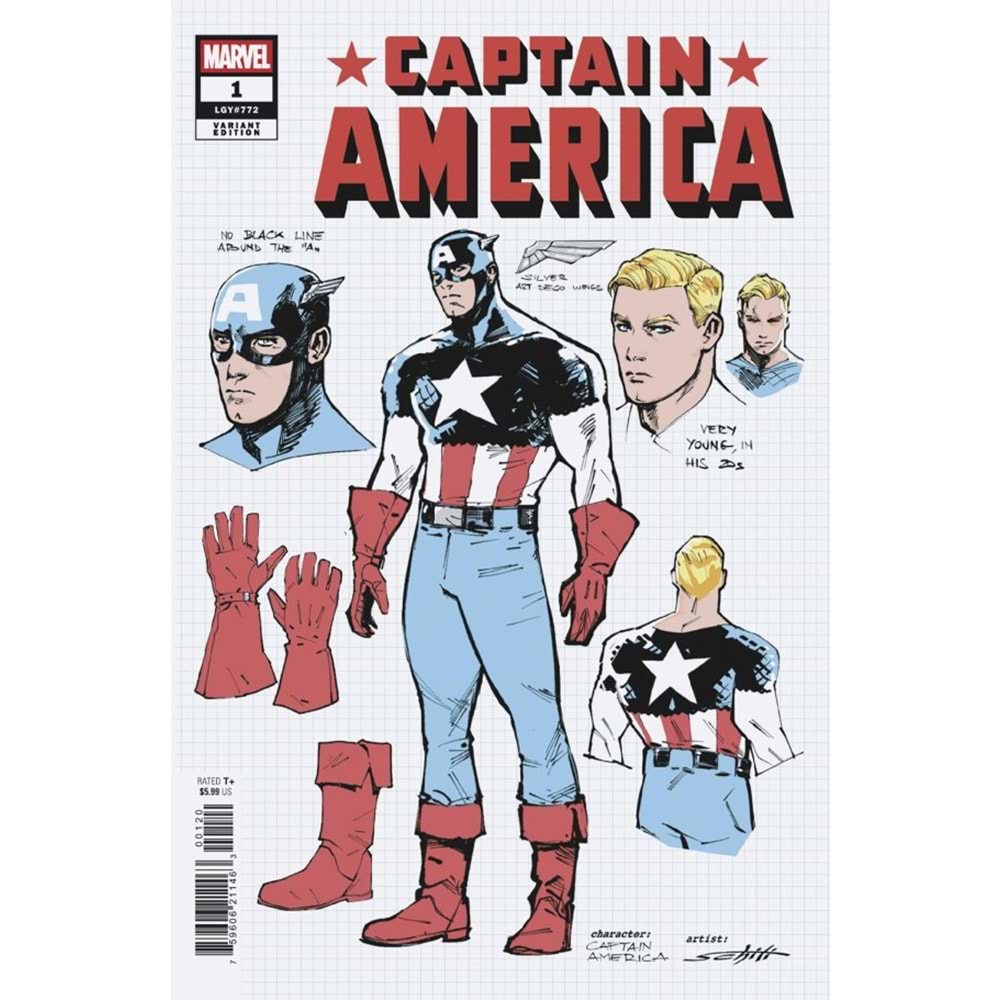 CAPTAIN AMERICA (2025) #1 1:10 SCHITTI DESIGN VARIANT