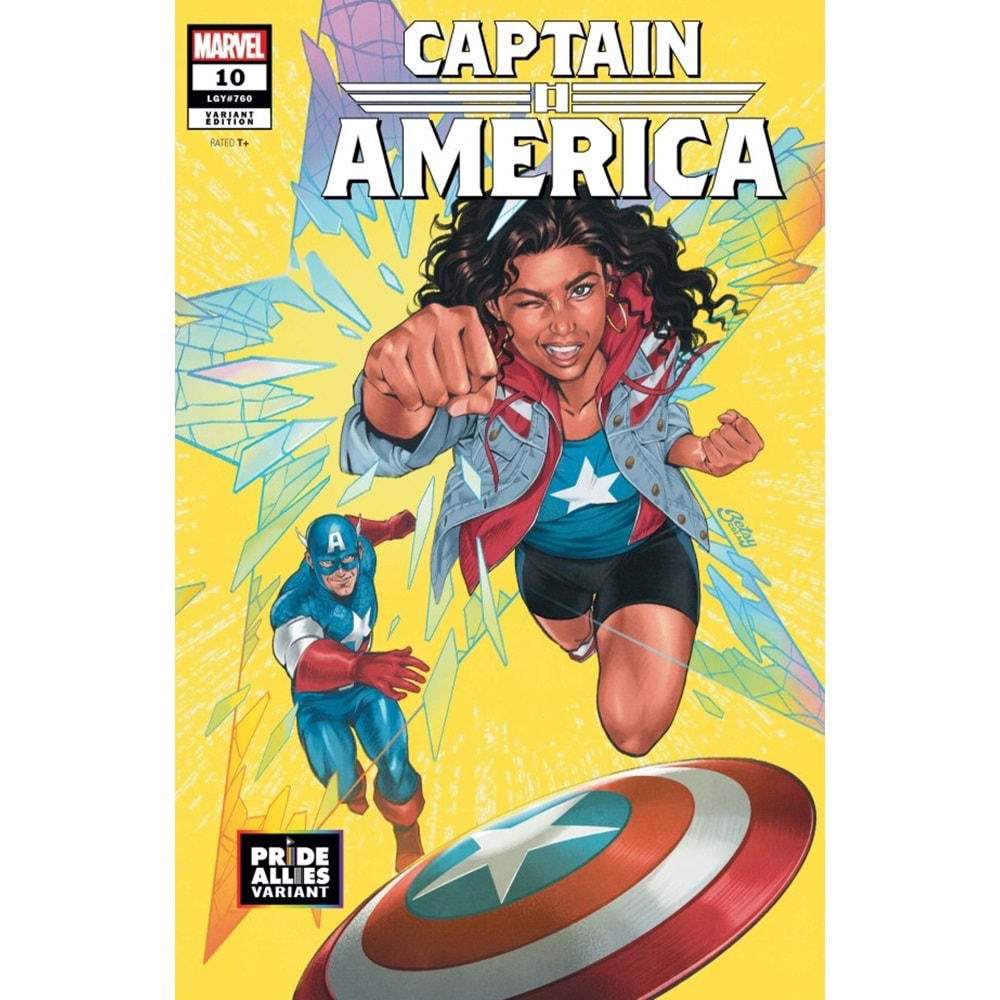 CAPTAIN AMERICA (2023) # 10 BETSY COLA PRIDE ALLIES VARIANT