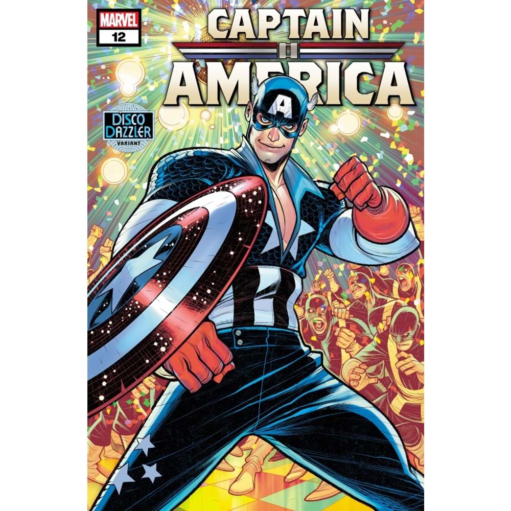CAPTAIN AMERICA (2023) # 12 ELIZABETH TORQUE DISCO DAZZLER VARIANT
