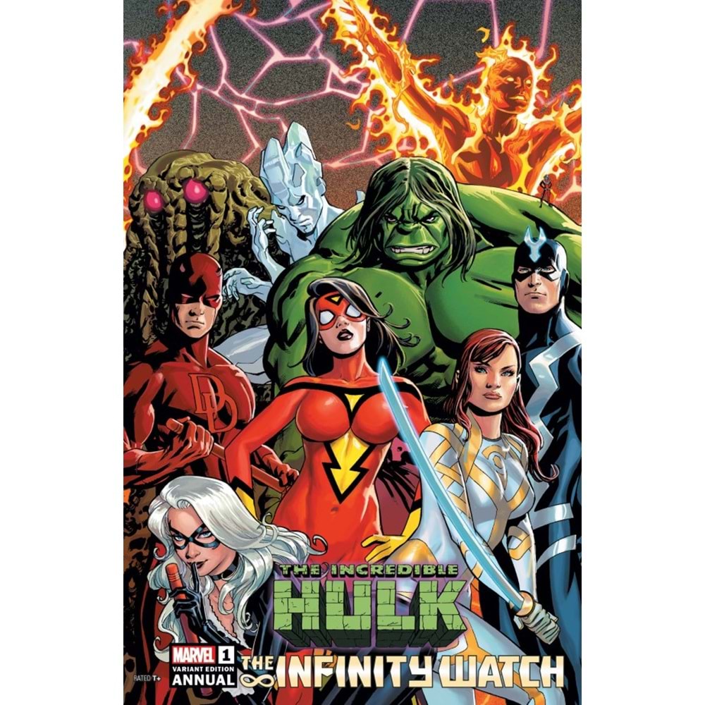 INCREDIBLE HULK ANNUAL 2024 # 1 MIKE MCKONE INFINITY WATCH VARIANT