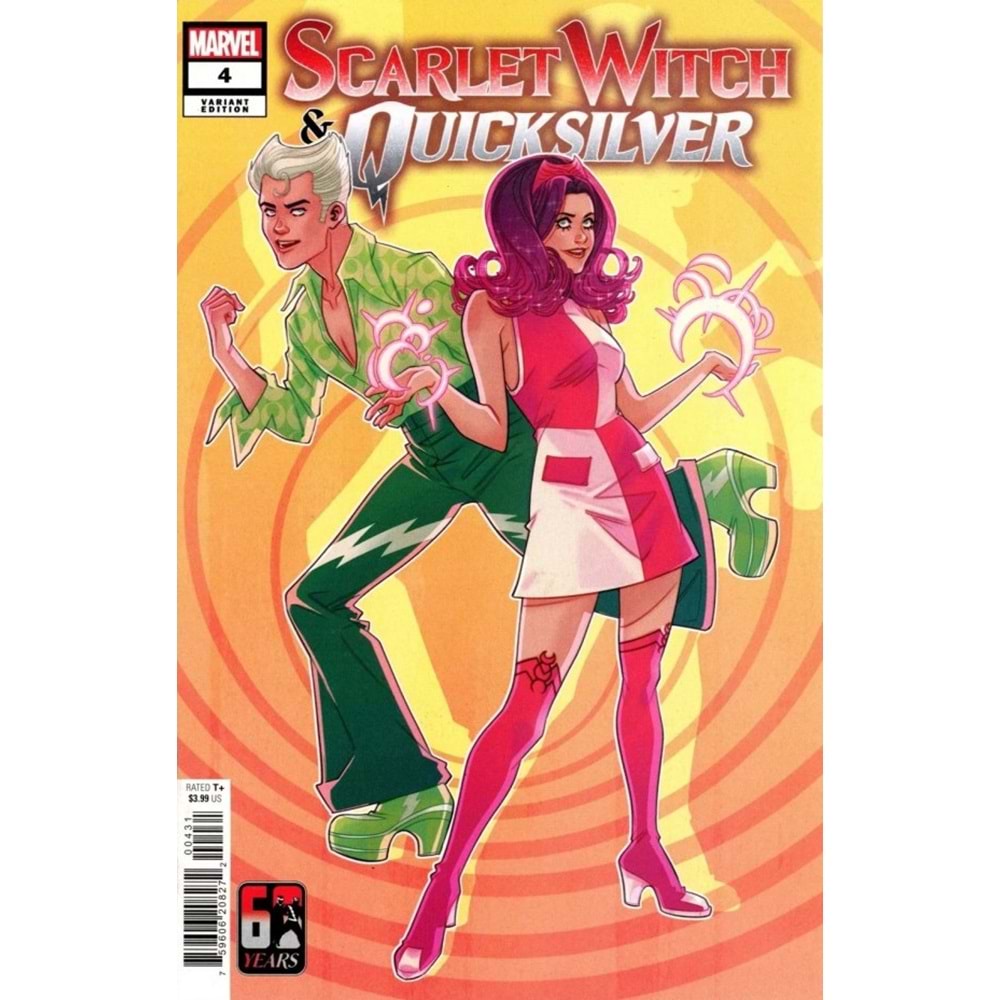 SCARLET WITCH AND QUICKSILVER # 4 (OF 5) MARGUERITE SAUVAGE VARIANT