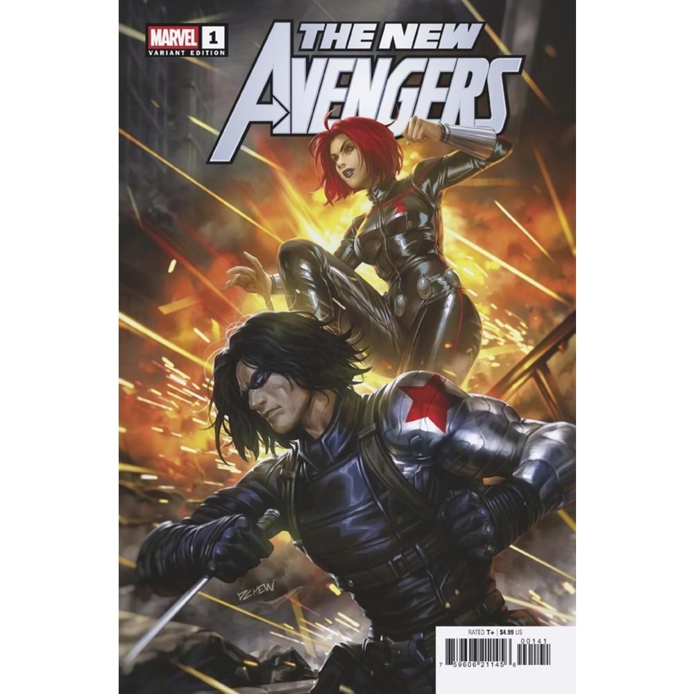 NEW AVENGERS (2025) #1 DERRICK CHEW BLACK WIDOW VARIANT A