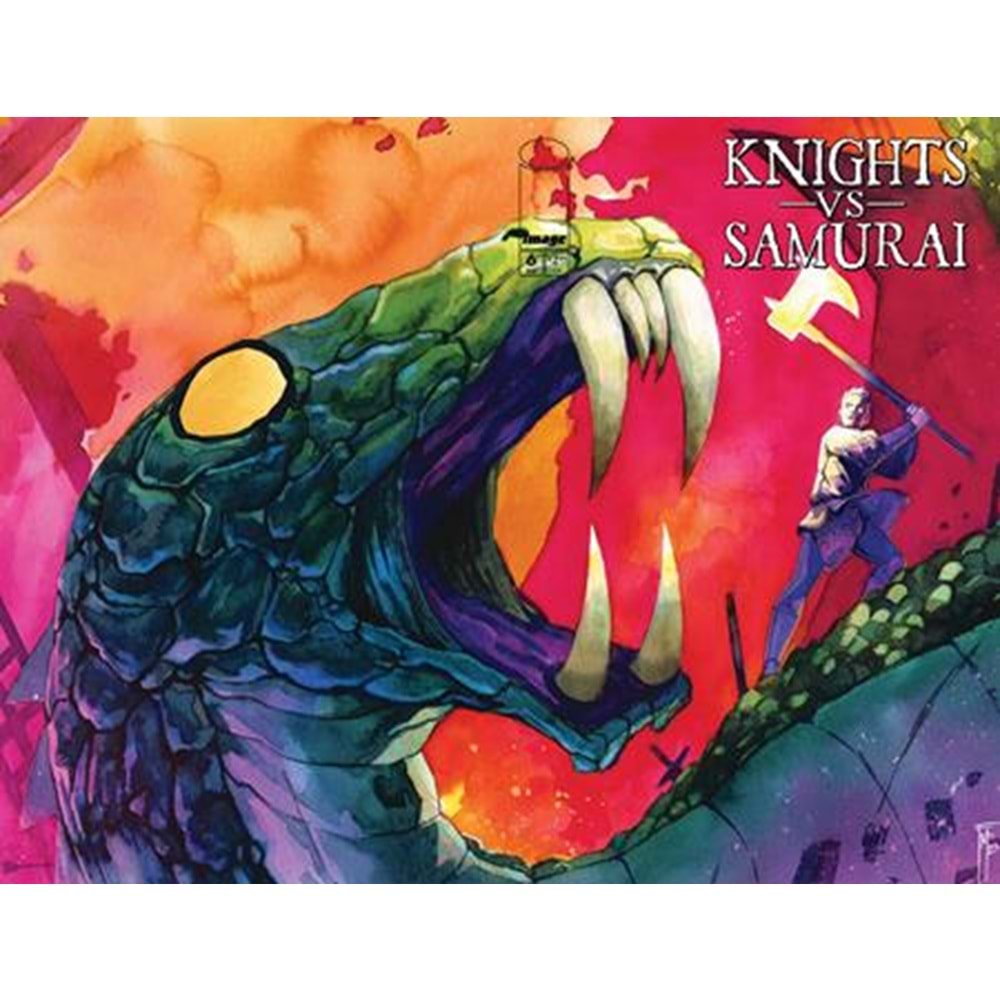 KNIGHTS VS SAMURAI #6 COVER A FEDE MELE WRAPAROUND