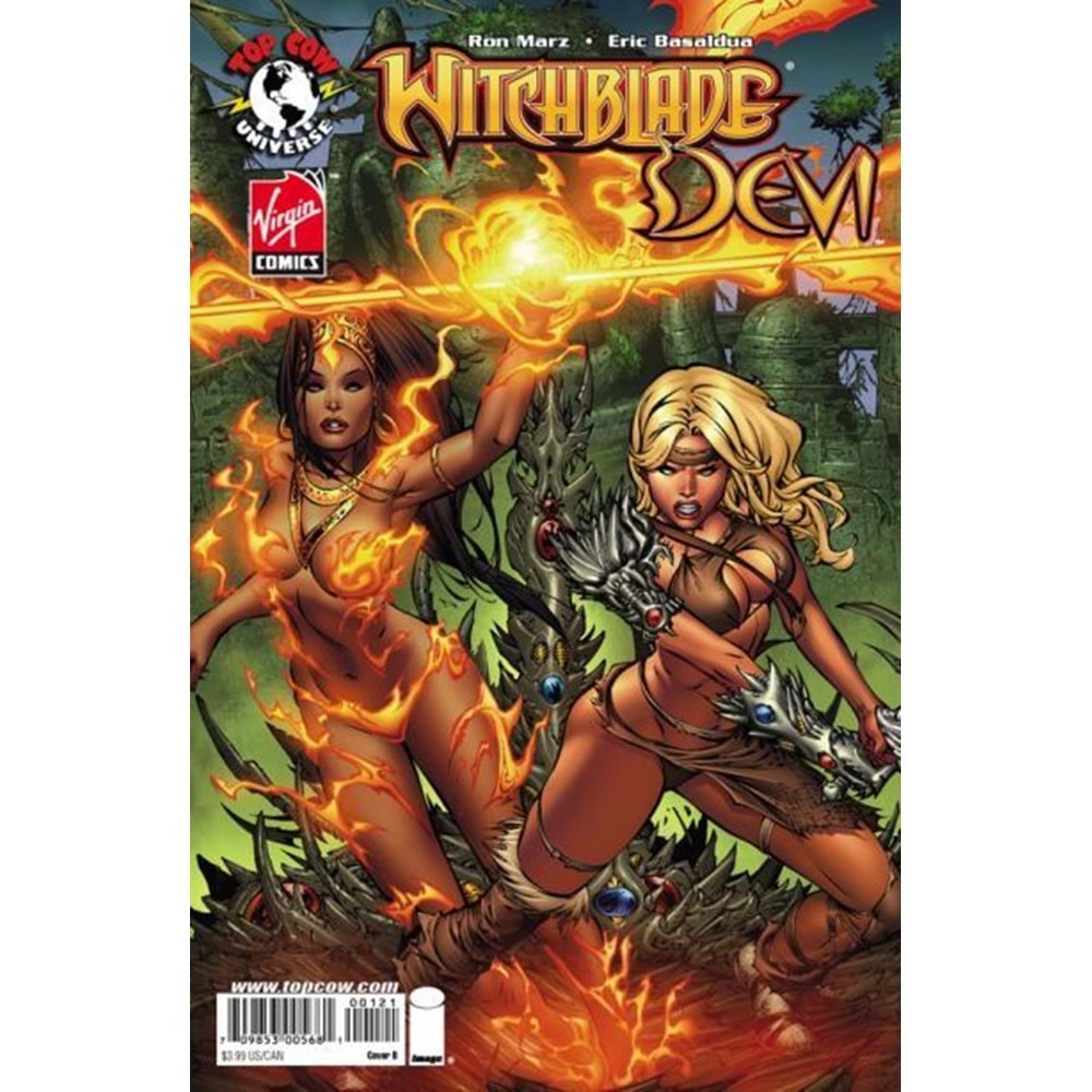 DEVI WITCHBLADE (2008 TOPCOW) #1 COVER B ERIC BASALDUA