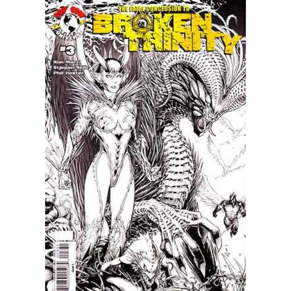 BROKEN TRINITY #3 COVER C DALE KEOWN SKETCH VARIANT