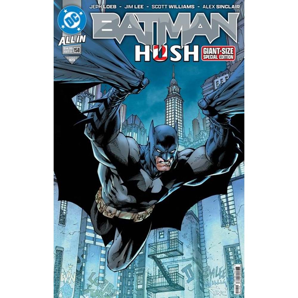 BATMAN (2016) # 158 GIANT SIZED SPECIAL EDITION SECOND PRINTING COVER A JIM LEE & SCOTT WILLIAMS