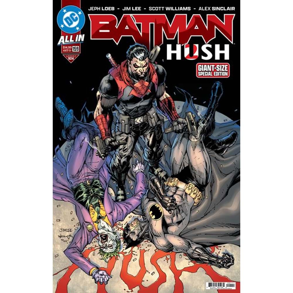 BATMAN (2016) # 159 GIANT SIZED SPECIAL EDITION COVER A JIM LEE & SCOTT WILLIAMS