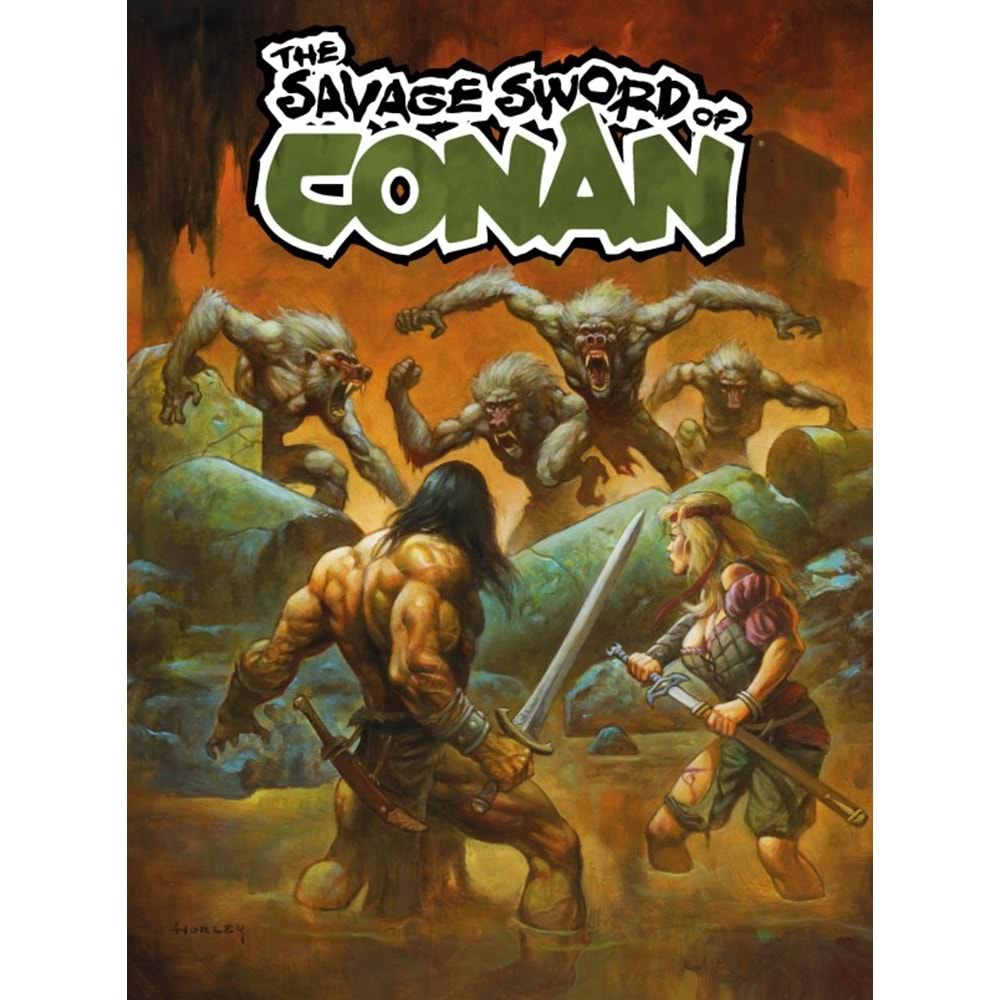 SAVAGE SWORD OF CONAN # 9 COVER B ALEX HORLEY VARIANT