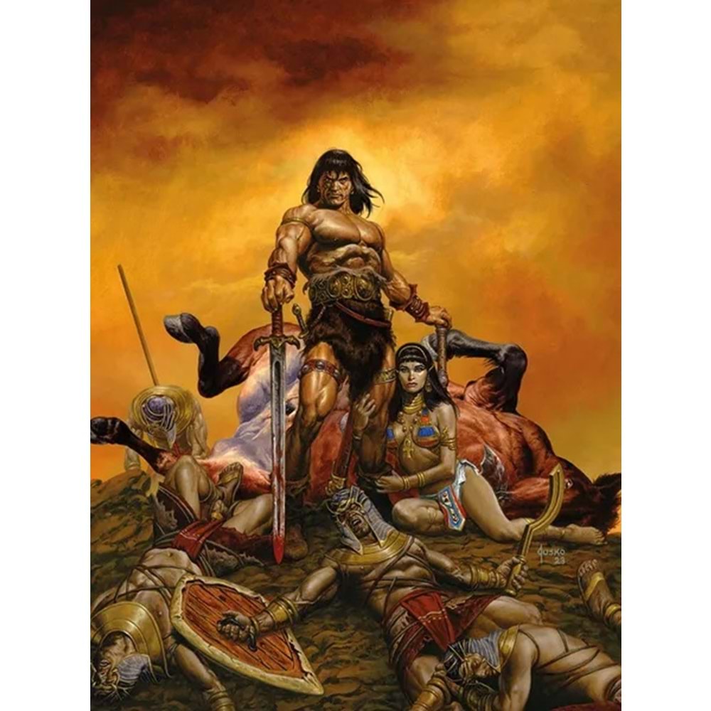 SAVAGE SWORD OF CONAN # 1 FOC JOE JUSKO VIRGIN VARIANT