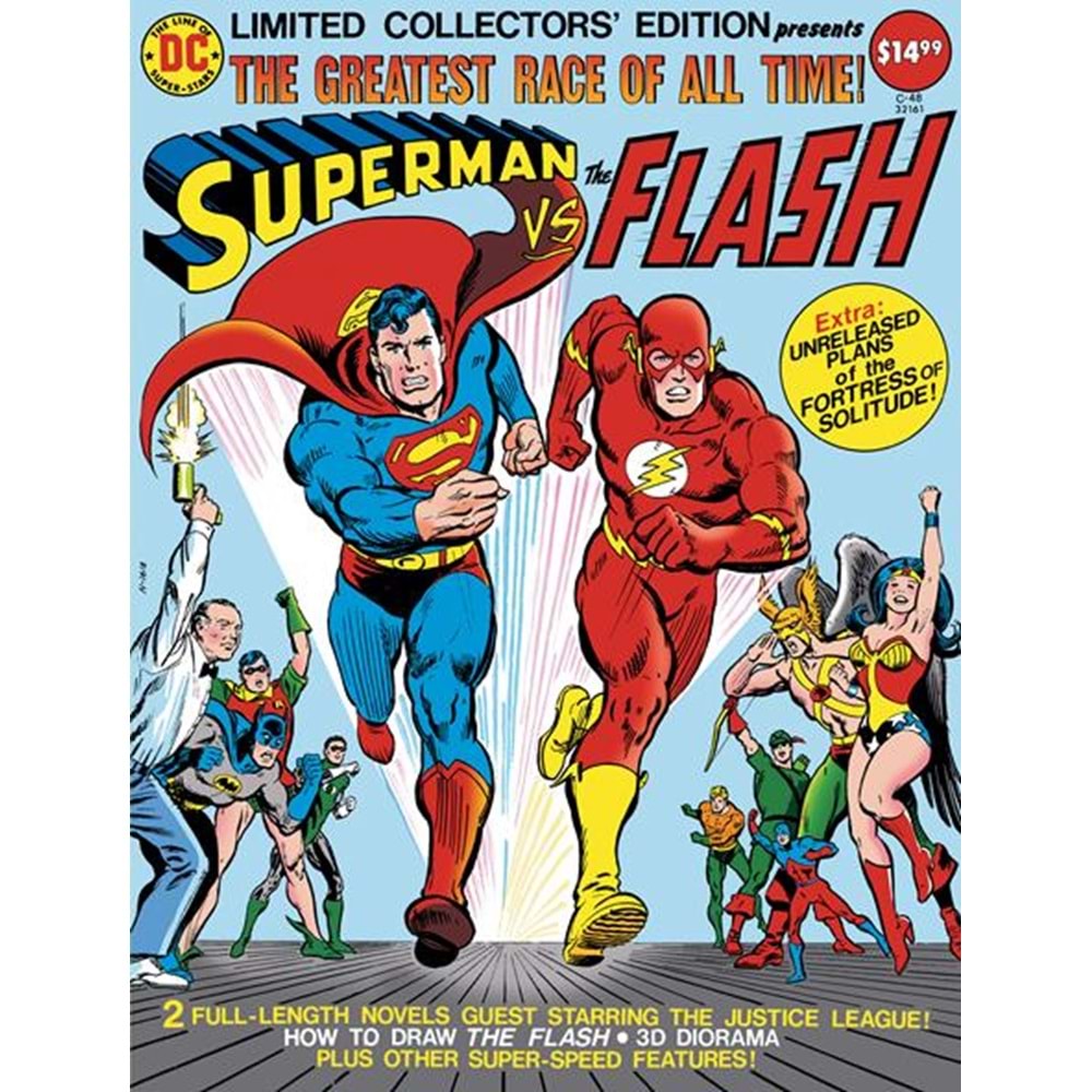 LIMITED COLLECTORS EDITION #48 SUPERMAN VS THE FLASH FACSIMILE EDITION COVER A CARMINE INFANTINO JOSE LUIS GARCIA-LOPEZ & BOB OKSNER F