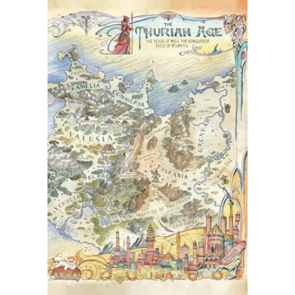 CONAN THE BARBARIAN (2023) # 9 FOC WRAPAROUND THURIAN AGE MAP CARD STOCK VARIANT