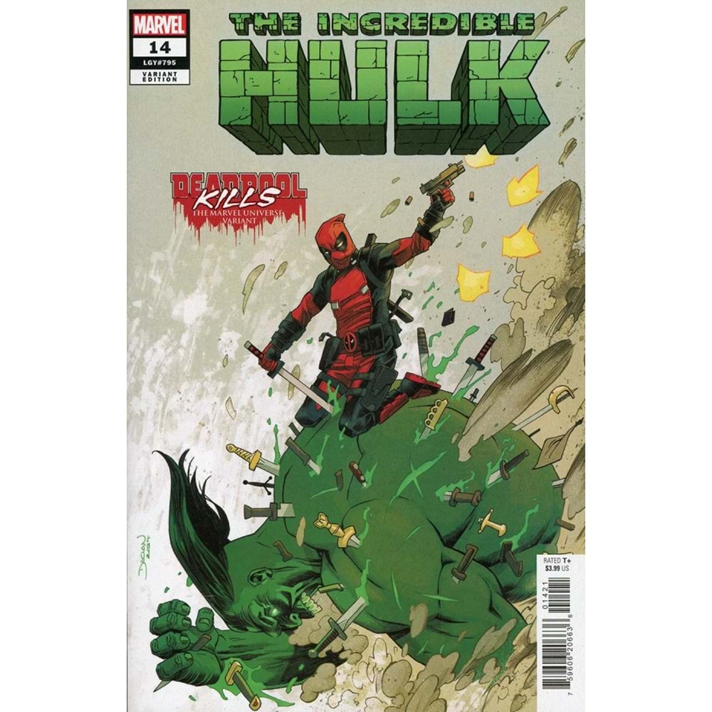INCREDIBLE HULK (2023) # 14 DEADPOOL KILLS MARVEL UNIVERSE VARIANT