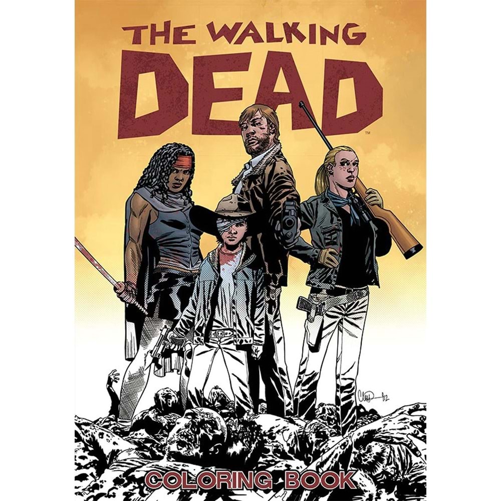 WALKING DEAD COLORING BOOK TPB