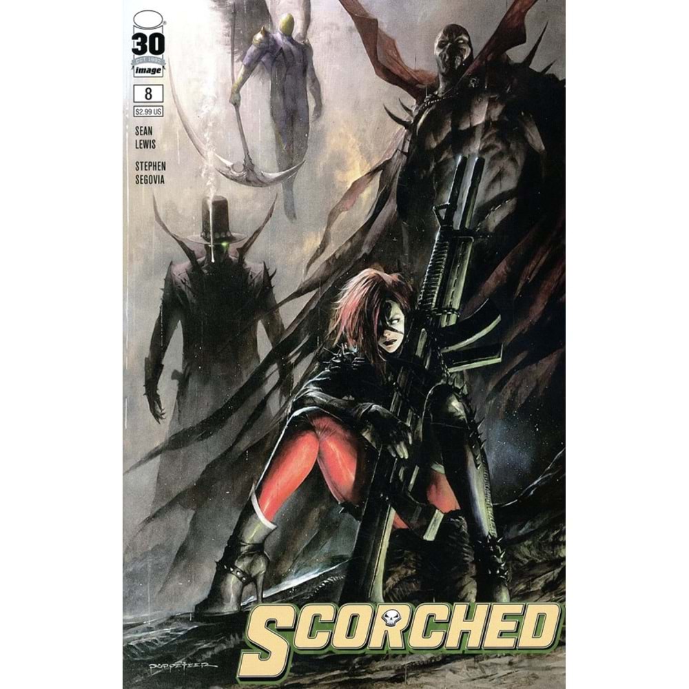 SPAWN SCORCHED # 8 COVER A LEE