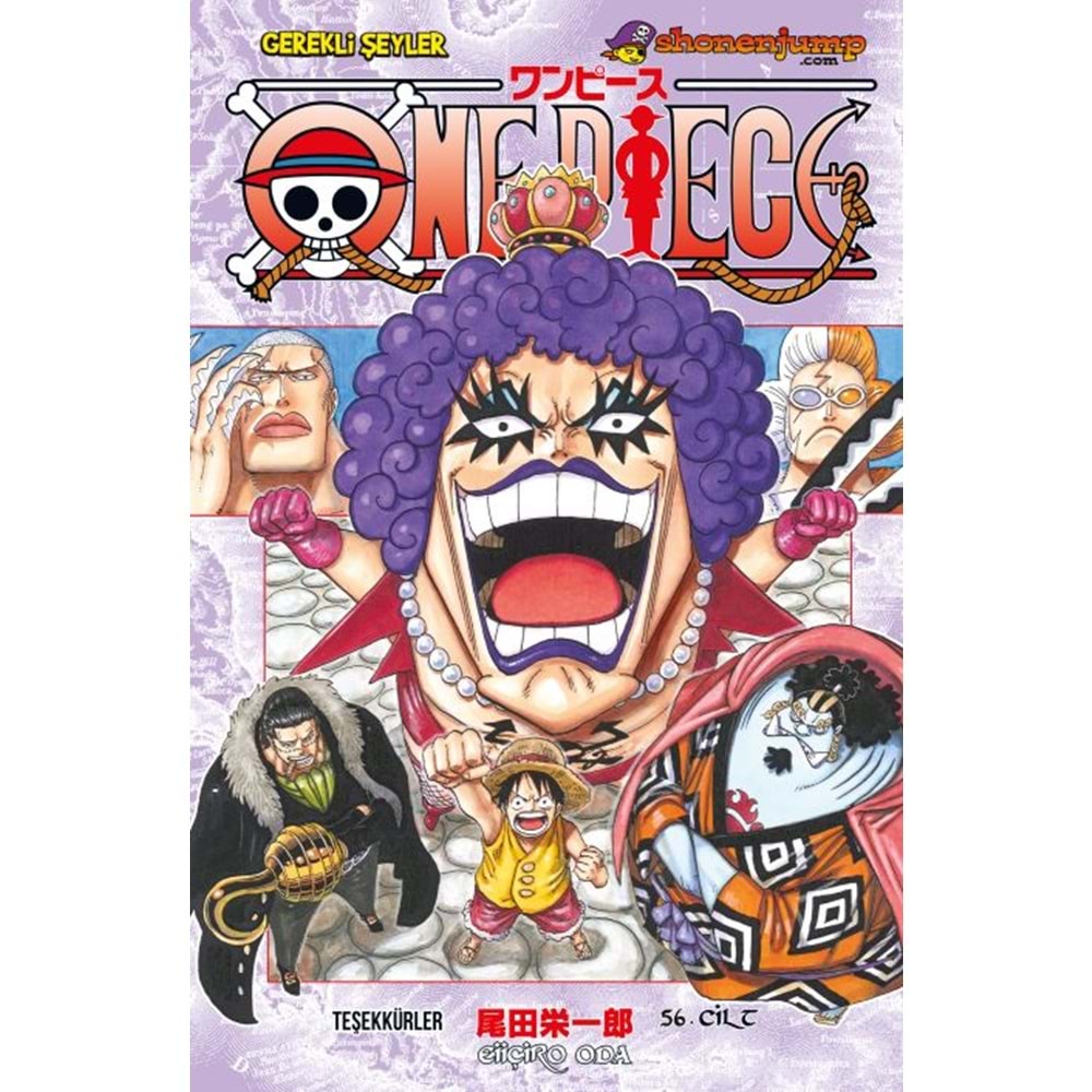 ONE PIECE CİLT 56 TEŞEKKÜRLER
