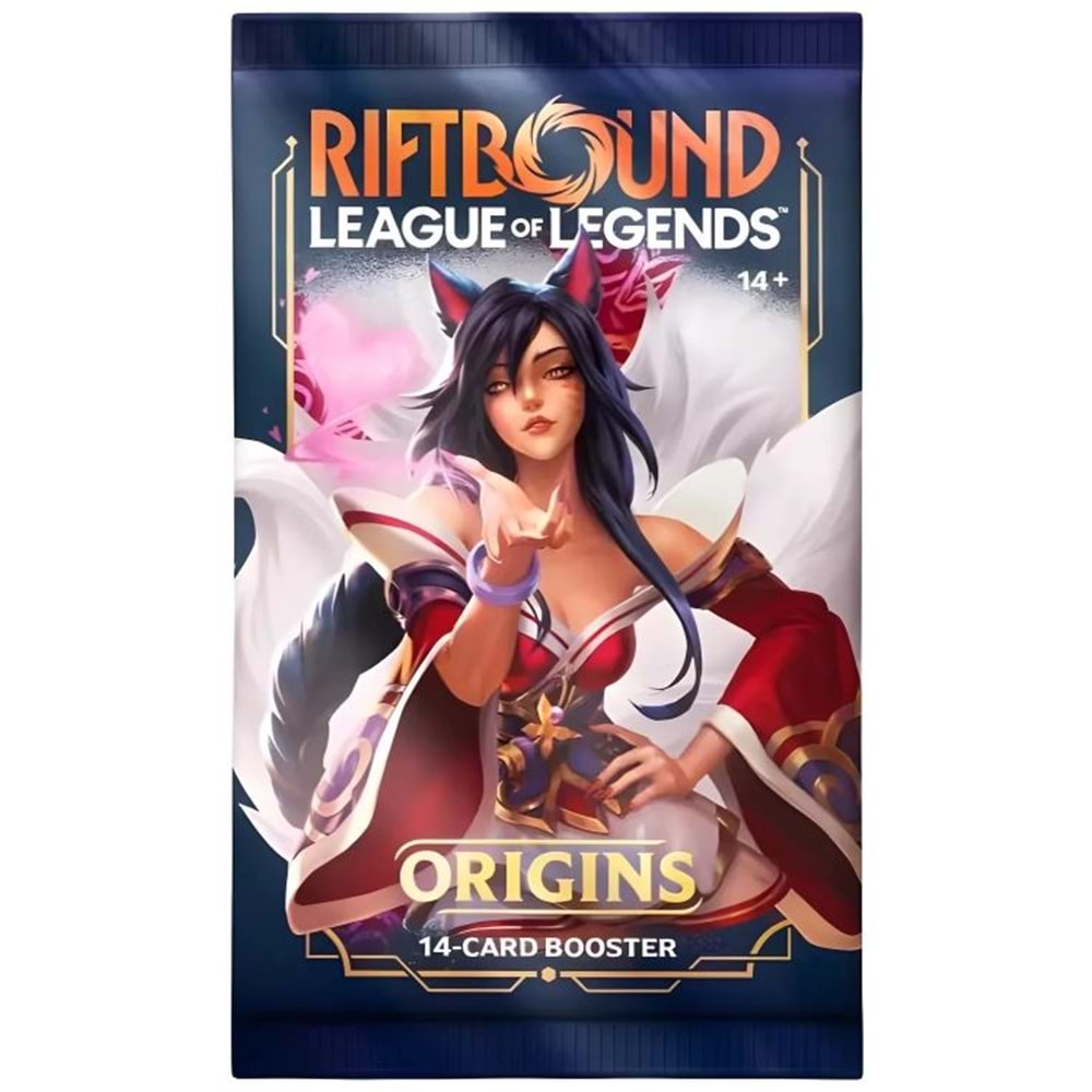 RIFTBOUND LEAGUE OF LEGENDS ORIGINS BOOSTER PACK