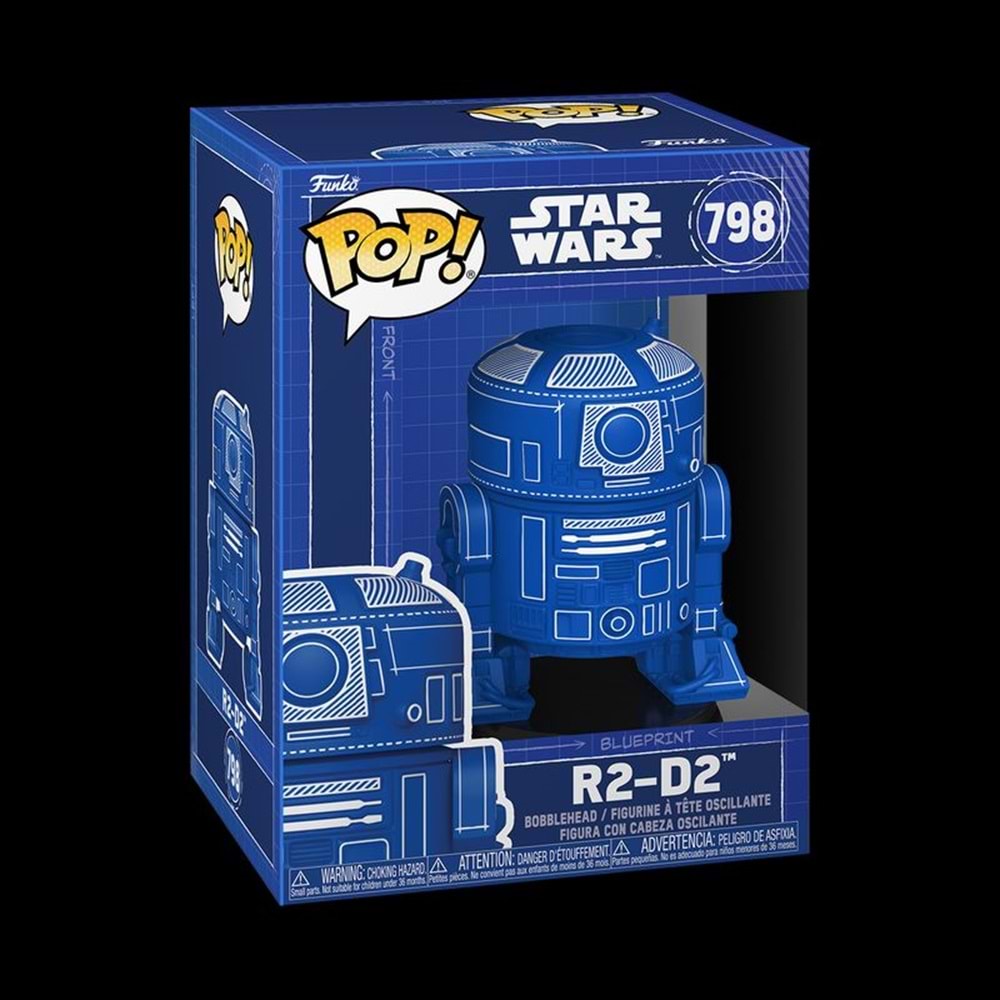 FUNKO POP STAR WARS R2-D2 BLUEPRINT DECO 798