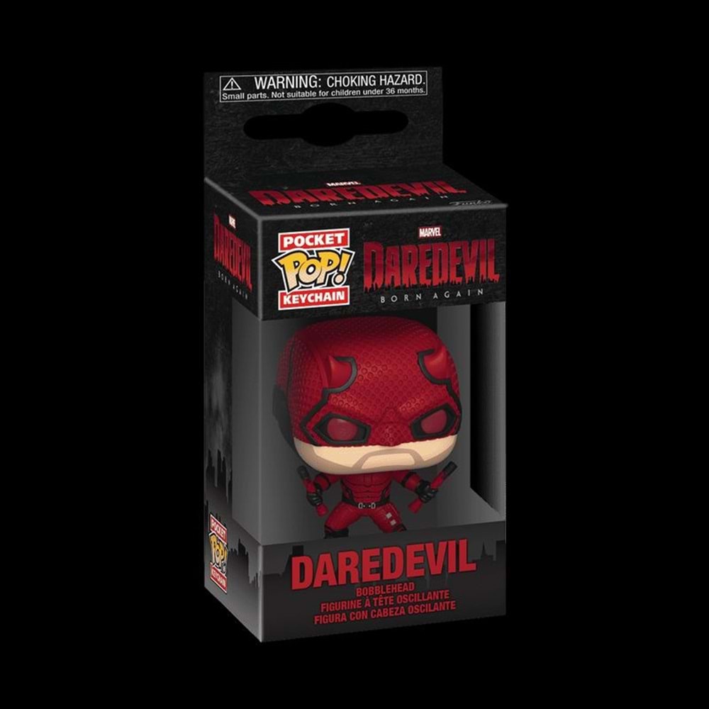 FUNKO POP MARVEL DAREDEVIL BORN AGAIN KEYCHAIN