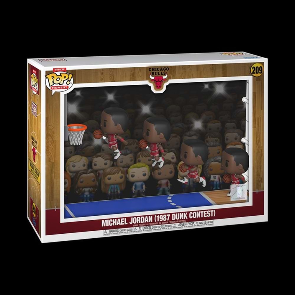 FUNKO POP DELUXE MOMENT MICHAEL JORDAN 1987 DUNK CONTEST 209