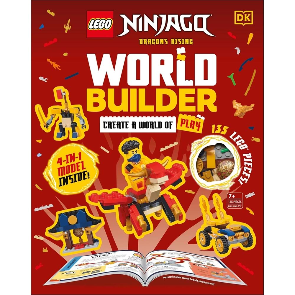 LEGO NINJAGO DRAGONS RISING WORLD BUILDER CREATE A WORLD OF PLAY HC