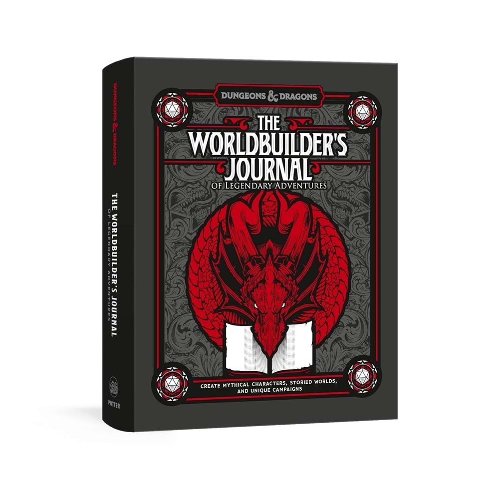 DUNGEONS & DRAGONS THE WORLD BUILDERS JOURNAL OF LEGENDARY ADVENTURES HC
