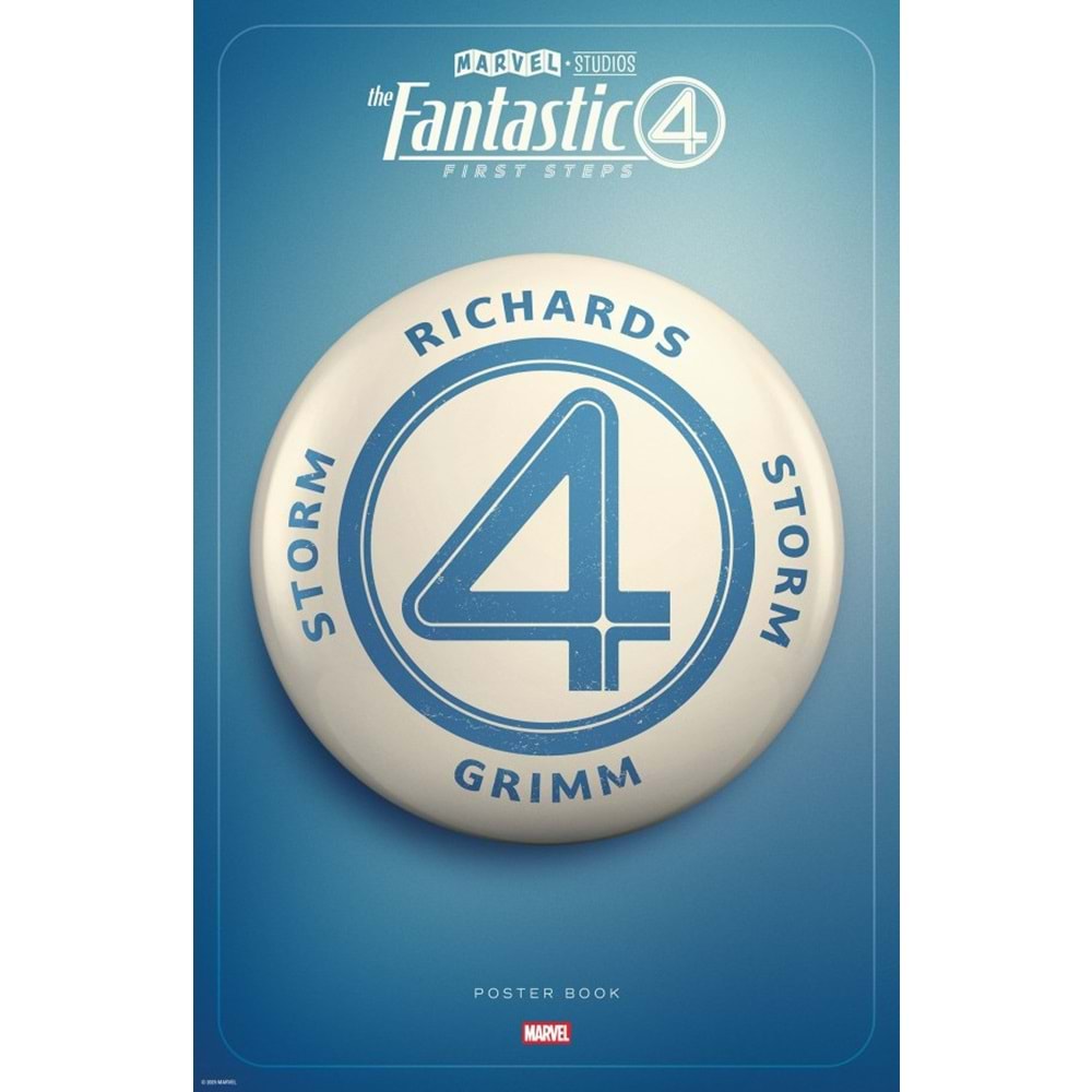 MARVEL STUDIOS THE FANTASTIC FOUR FIRST STEPS POSTER BOOK TPB