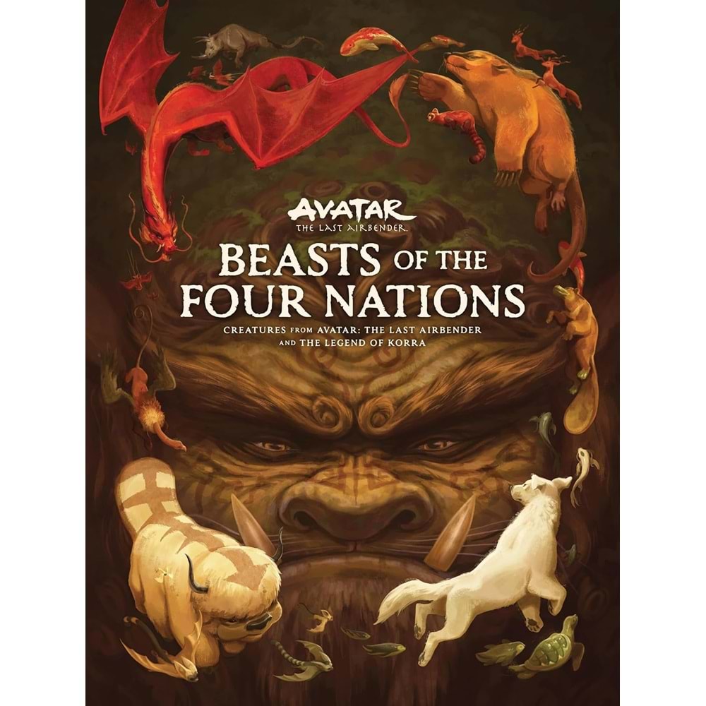 BEASTS OF THE FOUR NATIONS CREATURES FROM AVATAR THE LAST AIRBENDER AND THE LEGEND OF KORRA HC