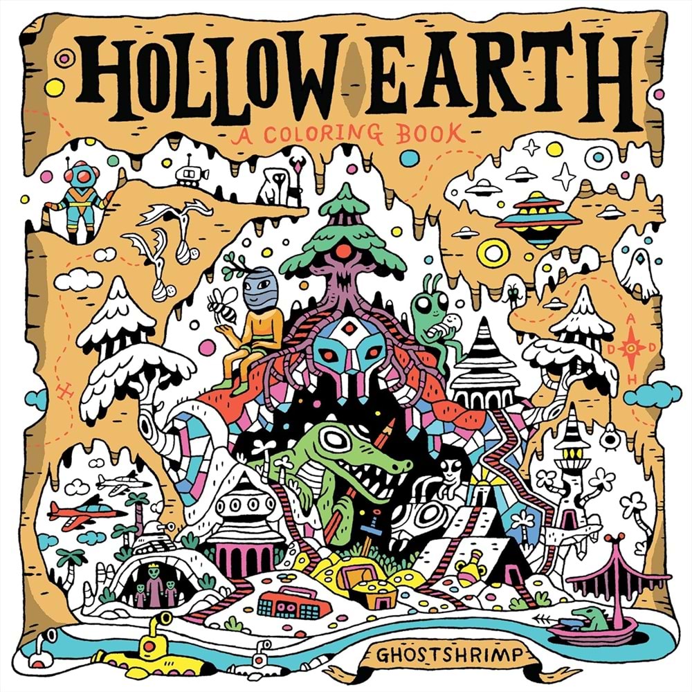 HOLLOW EARTH A COLORING BOOK TPB