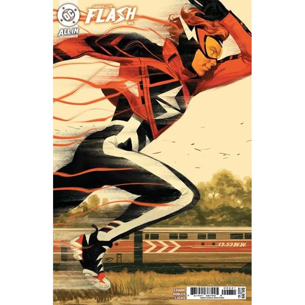 ABSOLUTE FLASH #6 COVER B DAVID TALASKI CARD STOCK VARIANT
