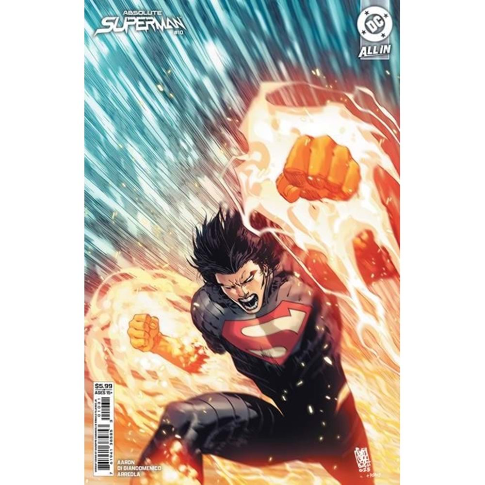 ABSOLUTE SUPERMAN # 10 COVER C GIUSEPPE CAMUNCOLI CARD STOCK VARIANT